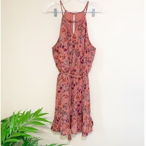 Democracy My Michelle Floral Boho Dress Lg EUC